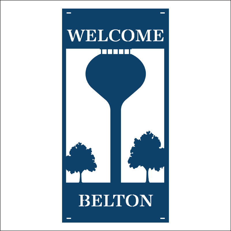 Load image into Gallery viewer, M122 Watertower - Metal Pole Banner