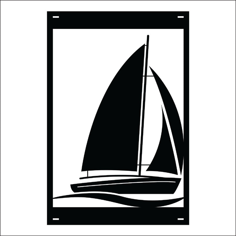 Load image into Gallery viewer, M125 Sailboat - Metal Pole Banner