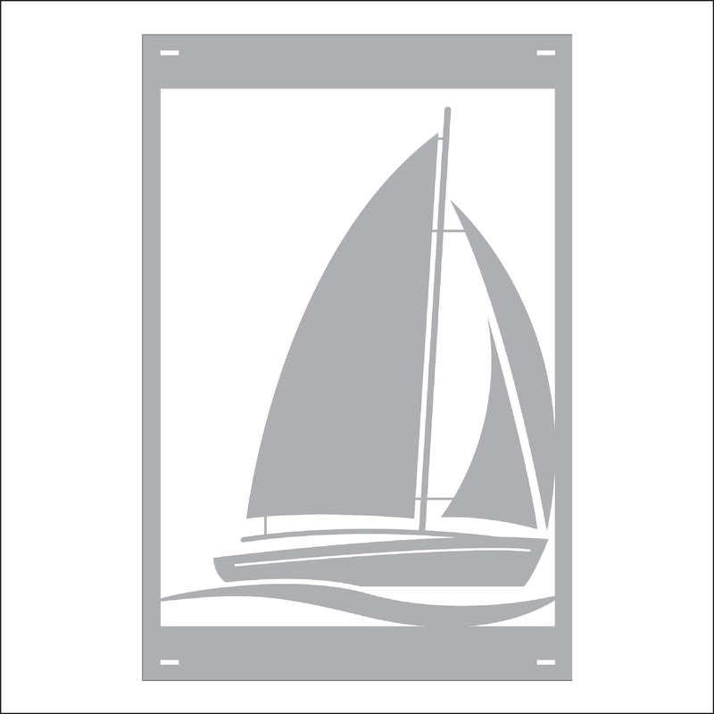 Load image into Gallery viewer, M125 Sailboat - Metal Pole Banner