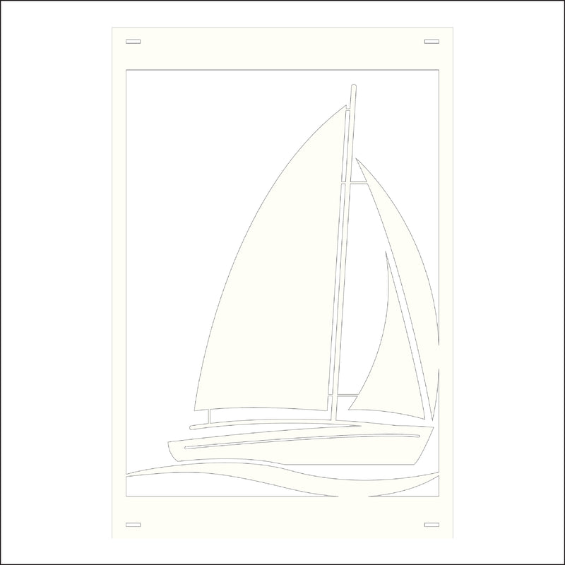 Load image into Gallery viewer, M125 Sailboat - Metal Pole Banner