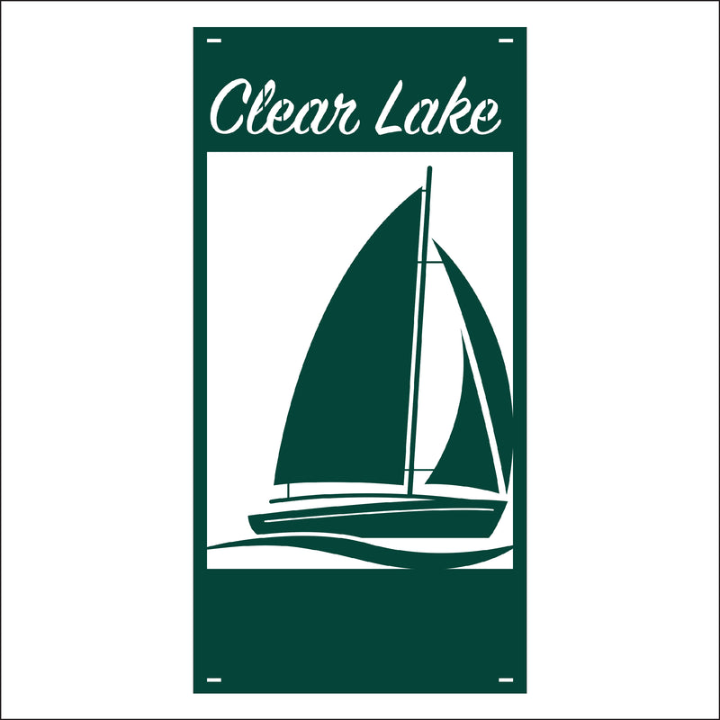 Load image into Gallery viewer, M125 Sailboat - Metal Pole Banner