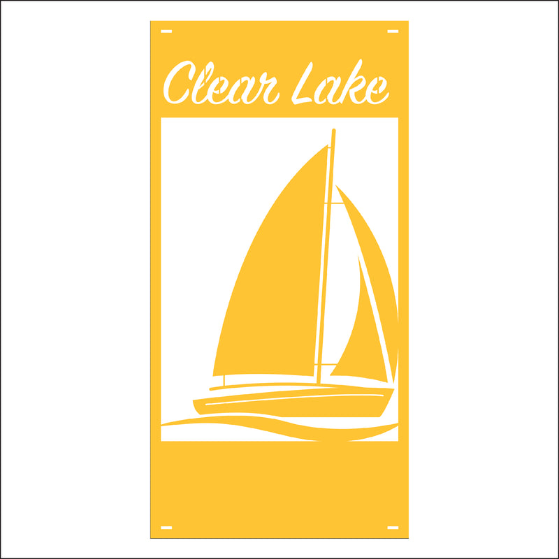 Load image into Gallery viewer, M125 Sailboat - Metal Pole Banner