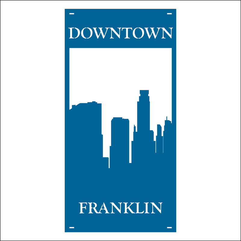 Load image into Gallery viewer, M126 City Skyline - Metal Pole Banner