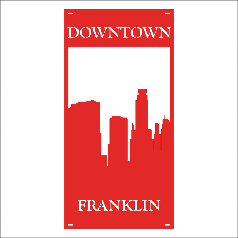 Load image into Gallery viewer, M126 City Skyline - Metal Pole Banner