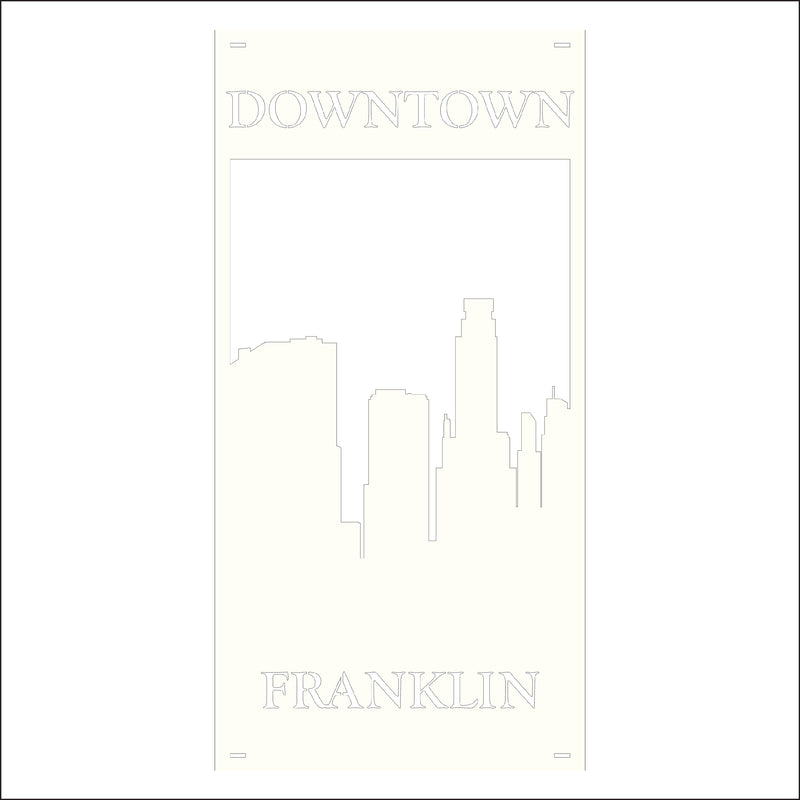 Load image into Gallery viewer, M126 City Skyline - Metal Pole Banner