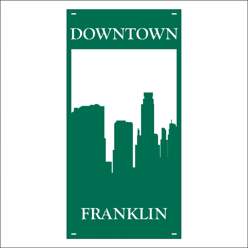 Load image into Gallery viewer, M126 City Skyline - Metal Pole Banner