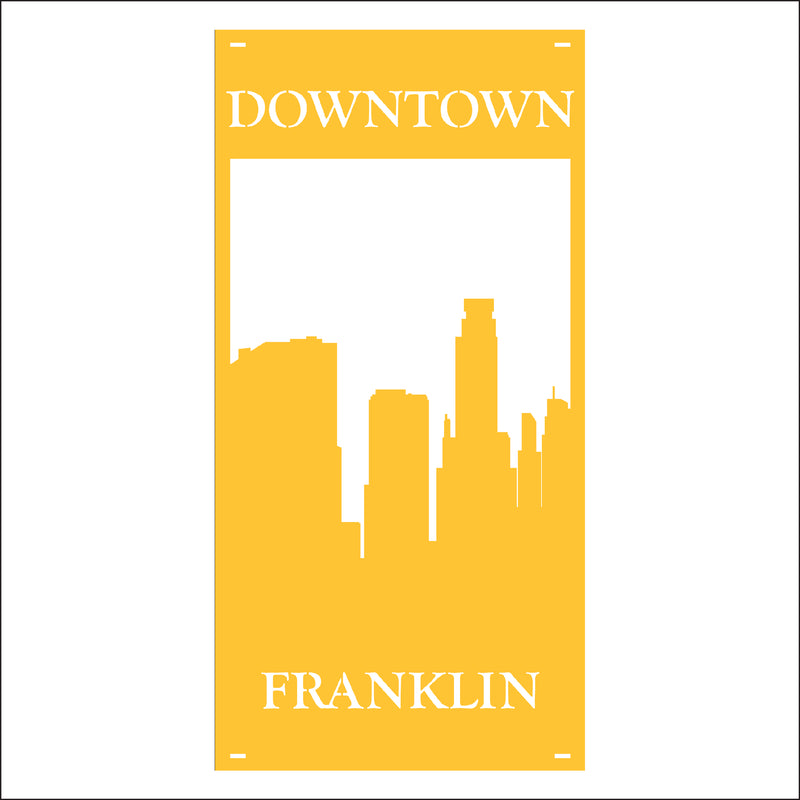 Load image into Gallery viewer, M126 City Skyline - Metal Pole Banner