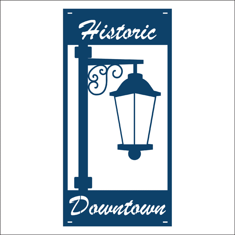 Load image into Gallery viewer, M128 Lamp - Metal Pole Banner