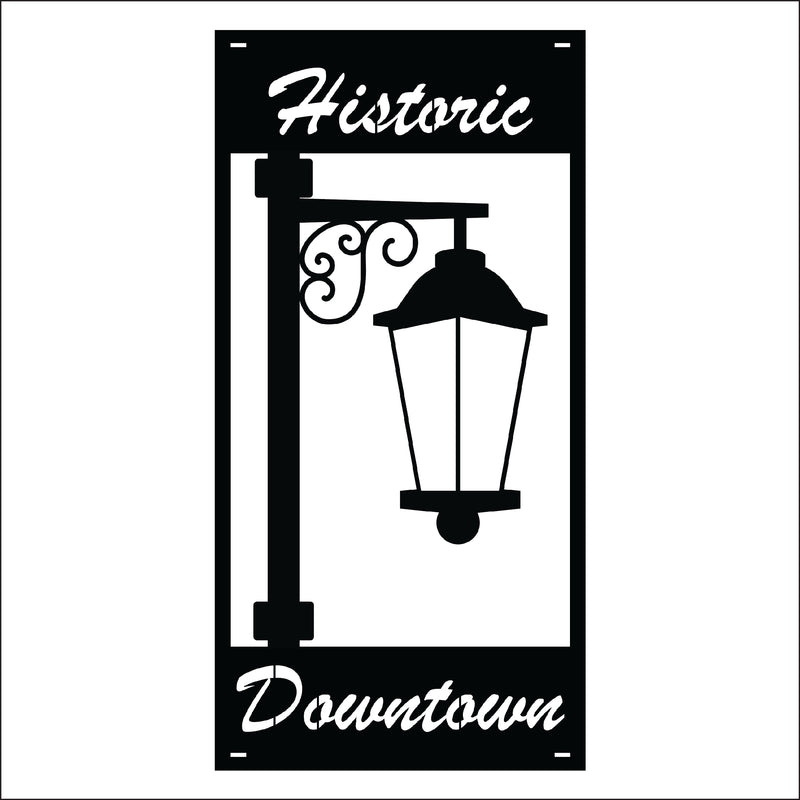 Load image into Gallery viewer, M128 Lamp - Metal Pole Banner