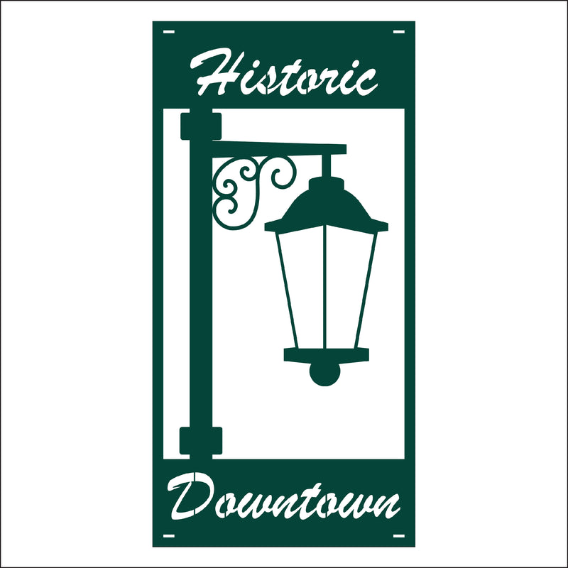 Load image into Gallery viewer, M128 Lamp - Metal Pole Banner