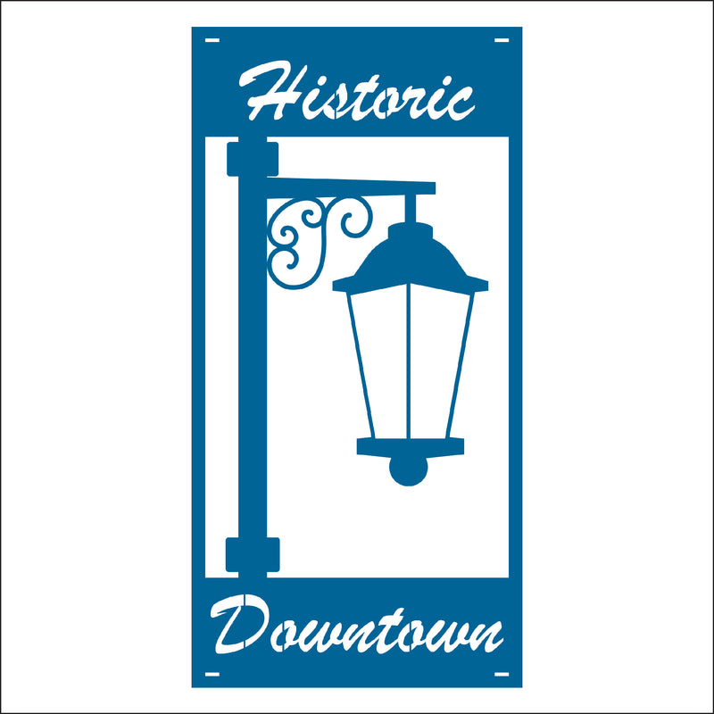 Load image into Gallery viewer, M128 Lamp - Metal Pole Banner