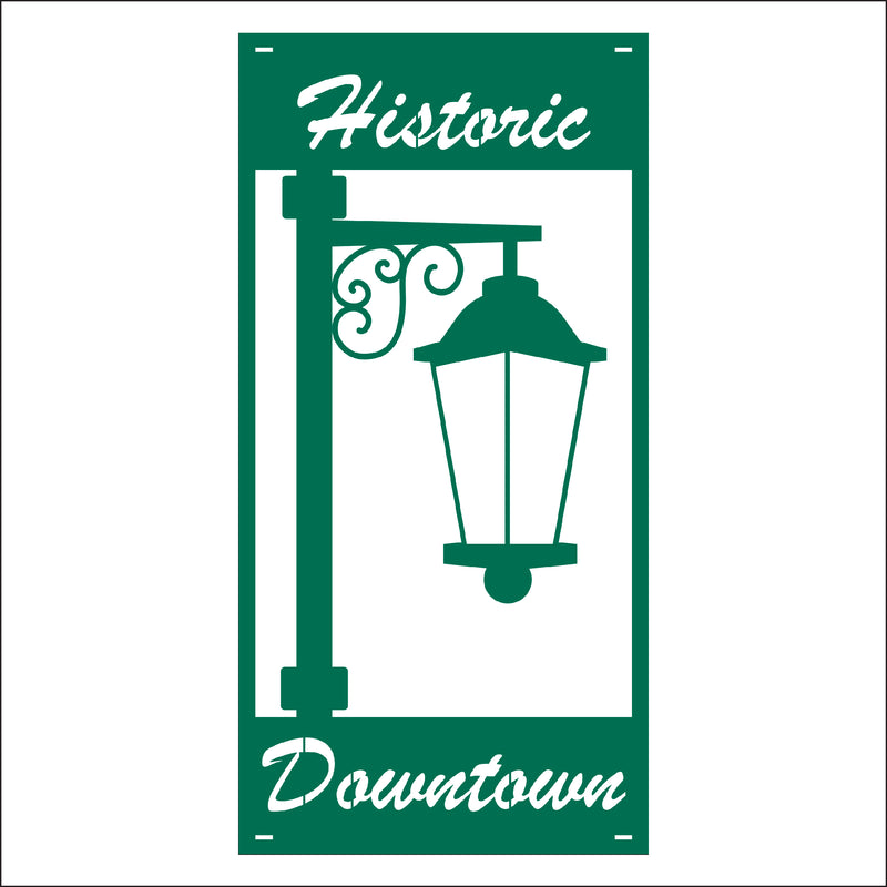 Load image into Gallery viewer, M128 Lamp - Metal Pole Banner