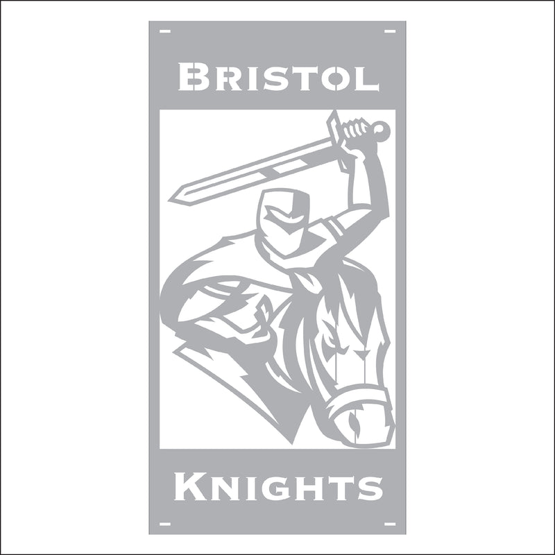 Load image into Gallery viewer, M130 Mascot Knights - Metal Pole Banner