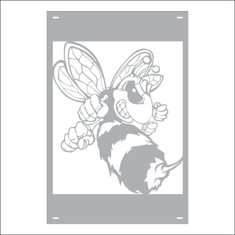 Load image into Gallery viewer, M131 Mascot Hornets - Metal Pole Banner