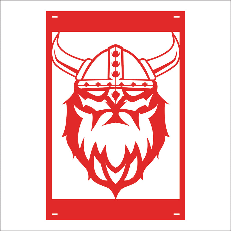 Load image into Gallery viewer, M132 Mascot Vikings - Metal Pole Banner