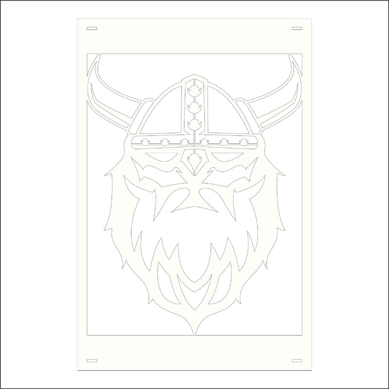 Load image into Gallery viewer, M132 Mascot Vikings - Metal Pole Banner