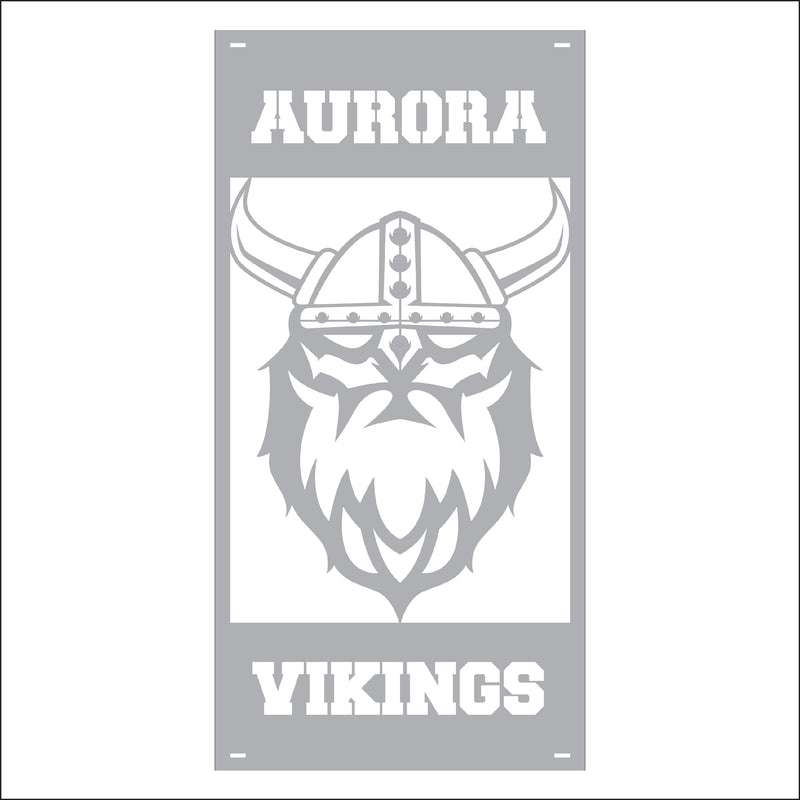 Load image into Gallery viewer, M132 Mascot Vikings - Metal Pole Banner