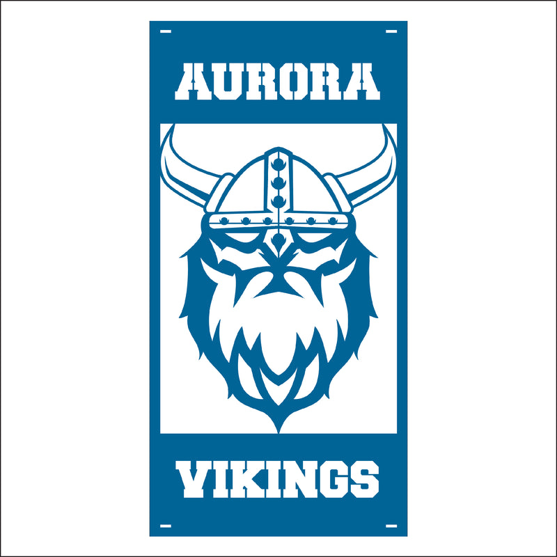 Load image into Gallery viewer, M132 Mascot Vikings - Metal Pole Banner