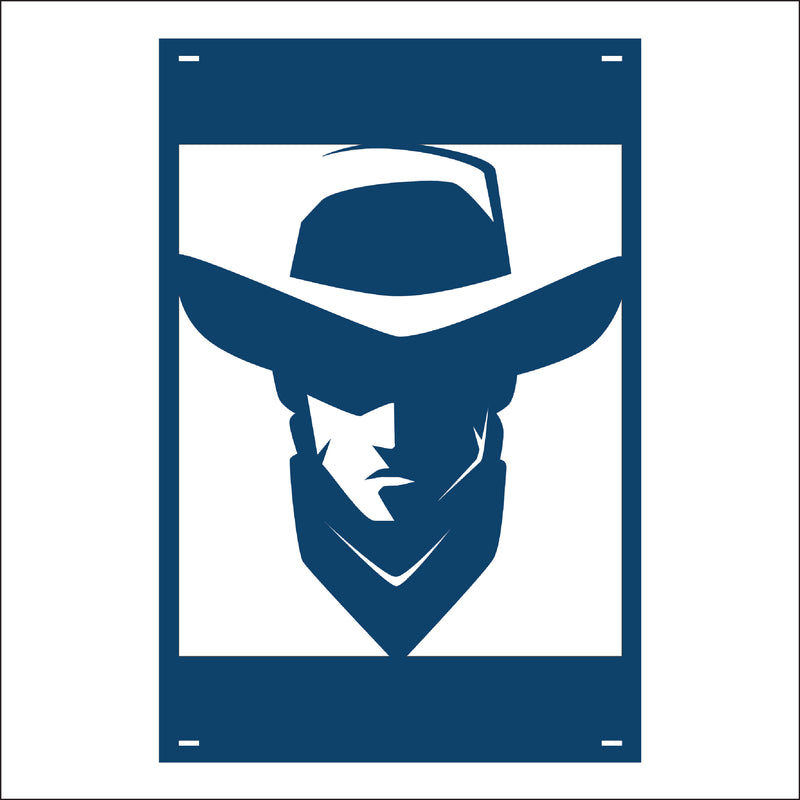 Load image into Gallery viewer, M133 Mascot Cowboys - Metal Pole Banner