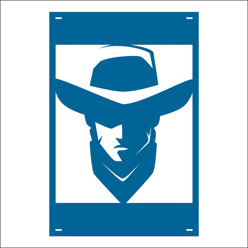 Load image into Gallery viewer, M133 Mascot Cowboys - Metal Pole Banner