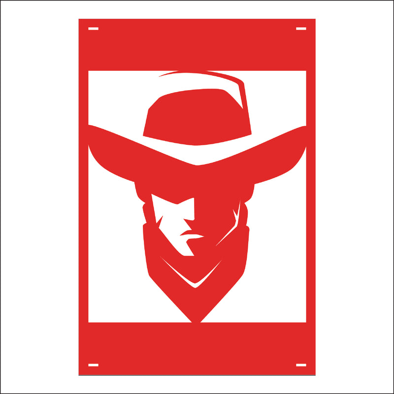 Load image into Gallery viewer, M133 Mascot Cowboys - Metal Pole Banner