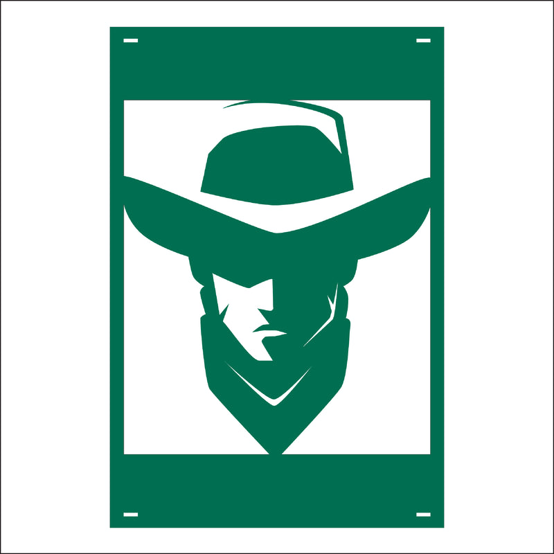 Load image into Gallery viewer, M133 Mascot Cowboys - Metal Pole Banner