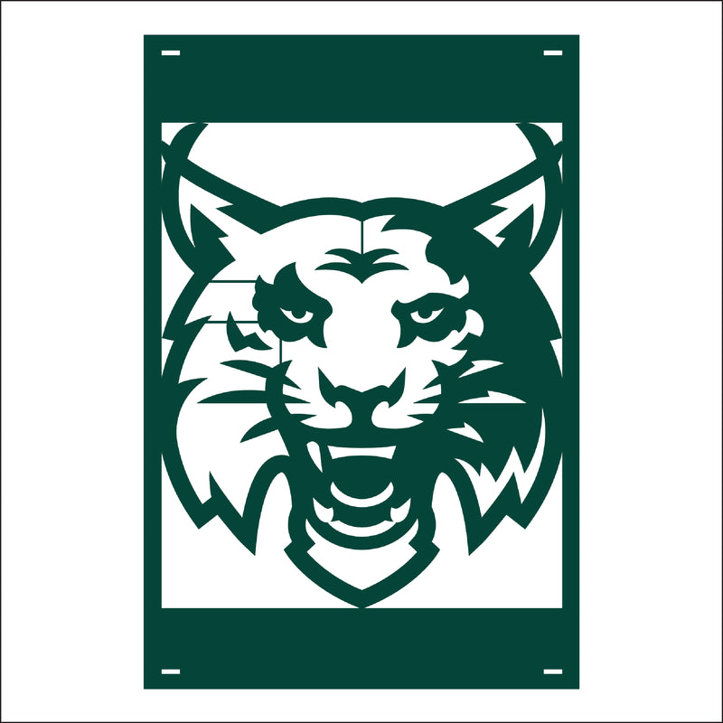 Load image into Gallery viewer, M134 Mascot Lynx - Metal Pole Banner