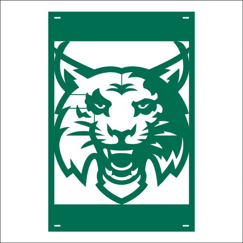 Load image into Gallery viewer, M134 Mascot Lynx - Metal Pole Banner
