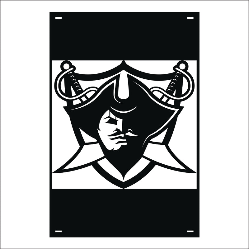 Load image into Gallery viewer, M135 Mascot Corsairs - Metal Pole Banner