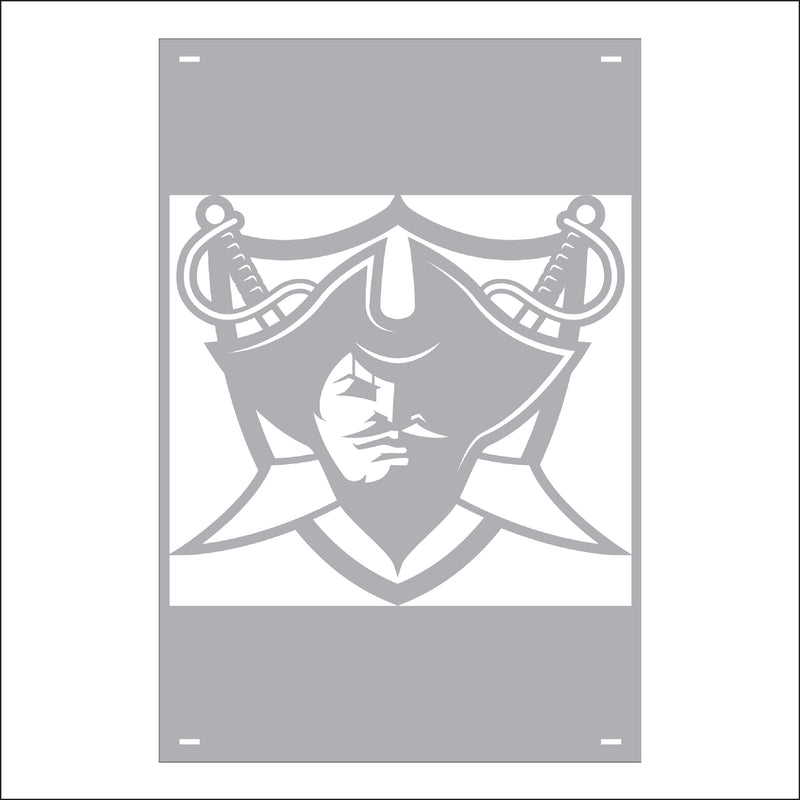 Load image into Gallery viewer, M135 Mascot Corsairs - Metal Pole Banner