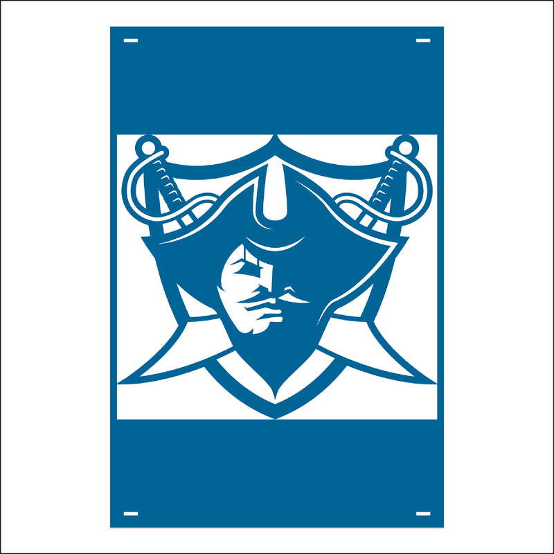 Load image into Gallery viewer, M135 Mascot Corsairs - Metal Pole Banner