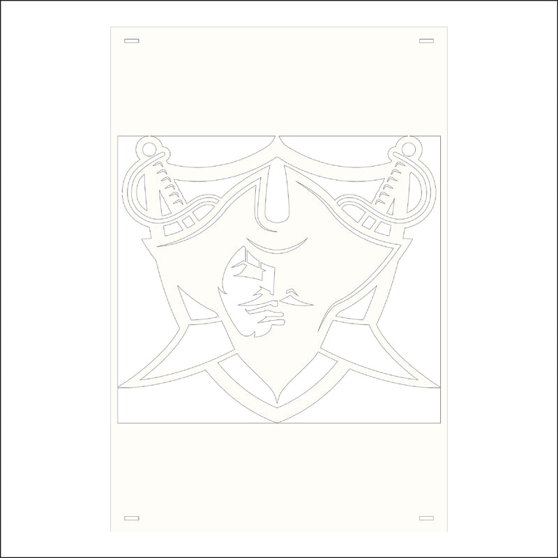 Load image into Gallery viewer, M135 Mascot Corsairs - Metal Pole Banner