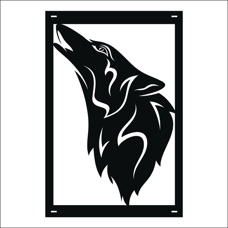 Load image into Gallery viewer, M136 Mascot Wolves - Metal Pole Banner