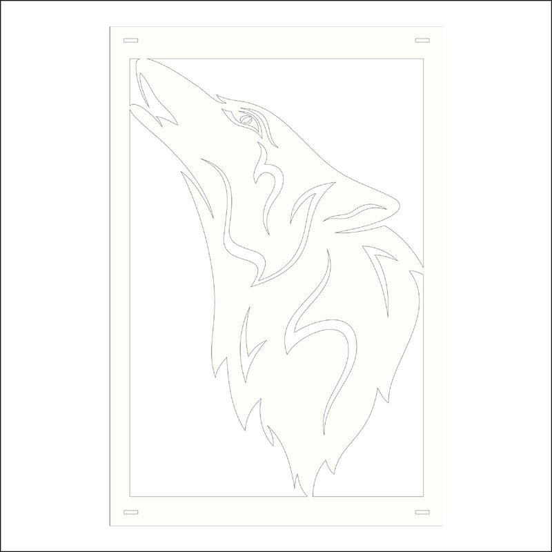 Load image into Gallery viewer, M136 Mascot Wolves - Metal Pole Banner