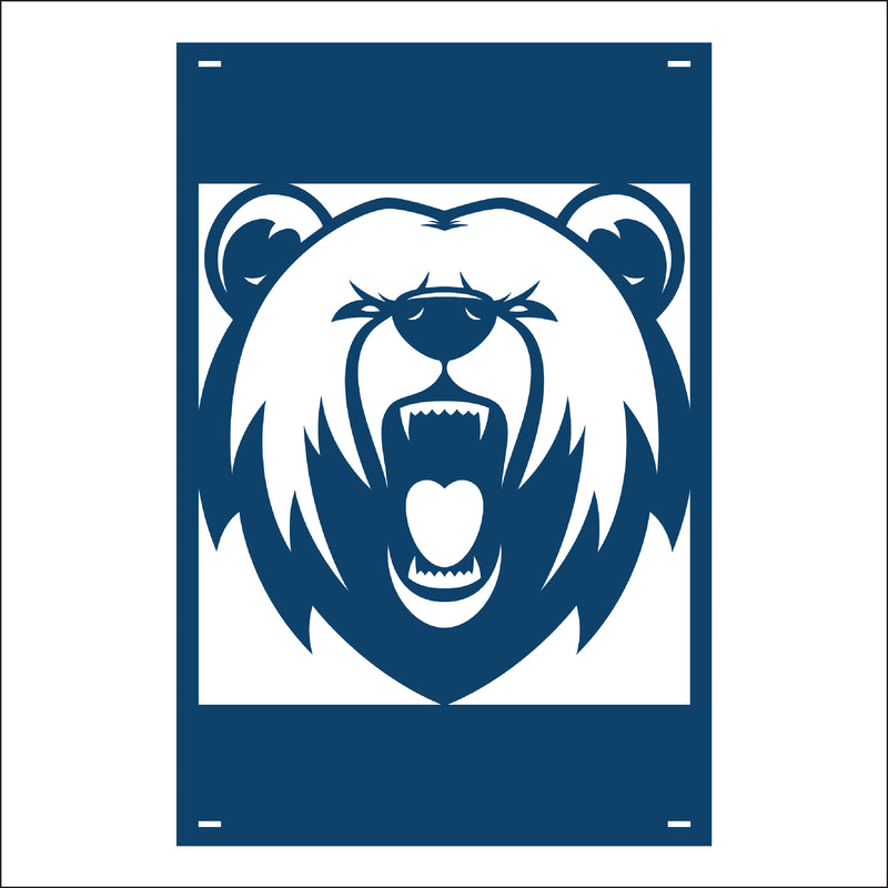 Load image into Gallery viewer, M137 Mascot Bears - Metal Pole Banner