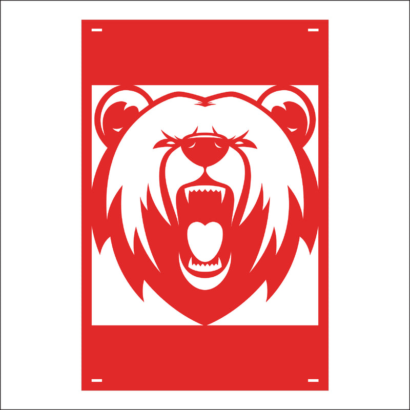 Load image into Gallery viewer, M137 Mascot Bears - Metal Pole Banner