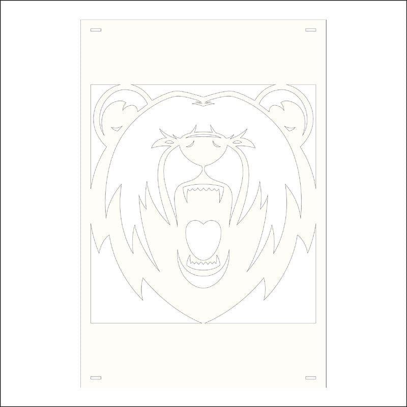 Load image into Gallery viewer, M137 Mascot Bears - Metal Pole Banner