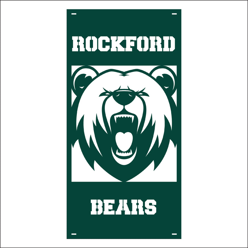 Load image into Gallery viewer, M137 Mascot Bears - Metal Pole Banner