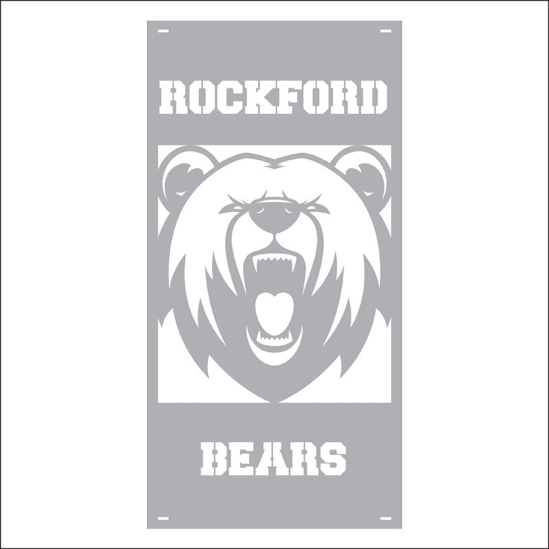 Load image into Gallery viewer, M137 Mascot Bears - Metal Pole Banner