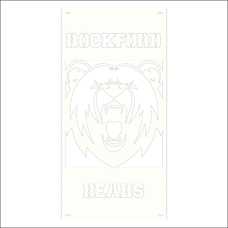Load image into Gallery viewer, M137 Mascot Bears - Metal Pole Banner