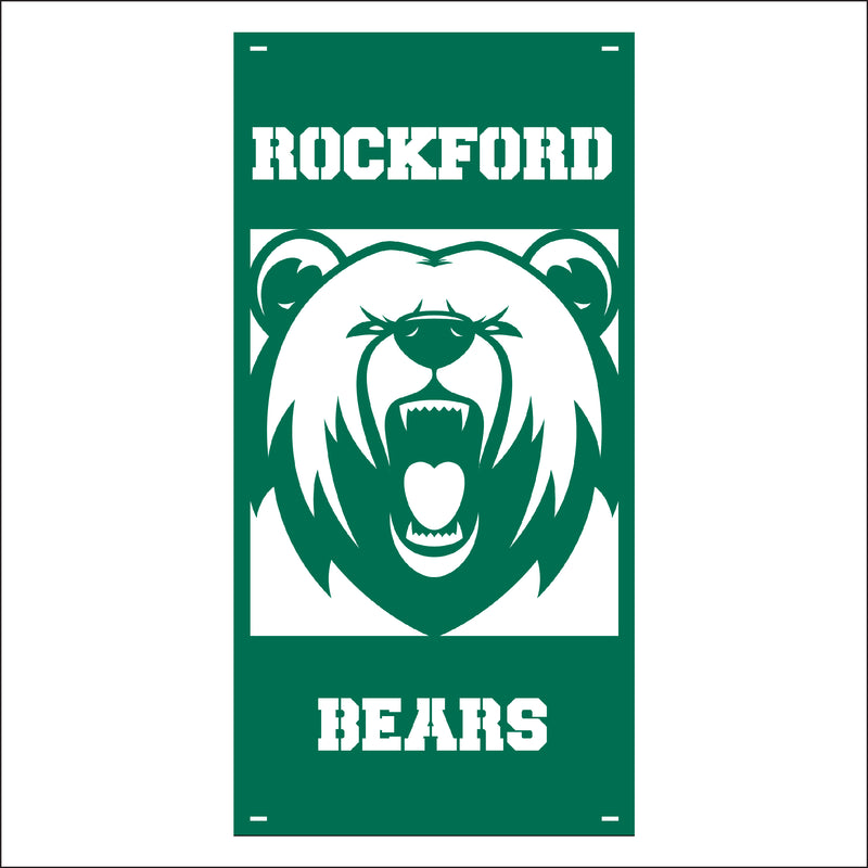 Load image into Gallery viewer, M137 Mascot Bears - Metal Pole Banner