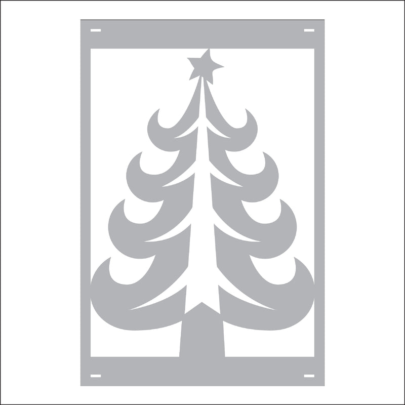 Load image into Gallery viewer, M140 Christmas Tree - Metal Pole Banner