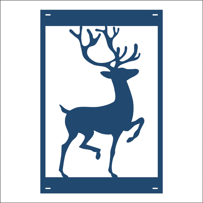 Load image into Gallery viewer, M142 Reindeer - Metal Pole Banner