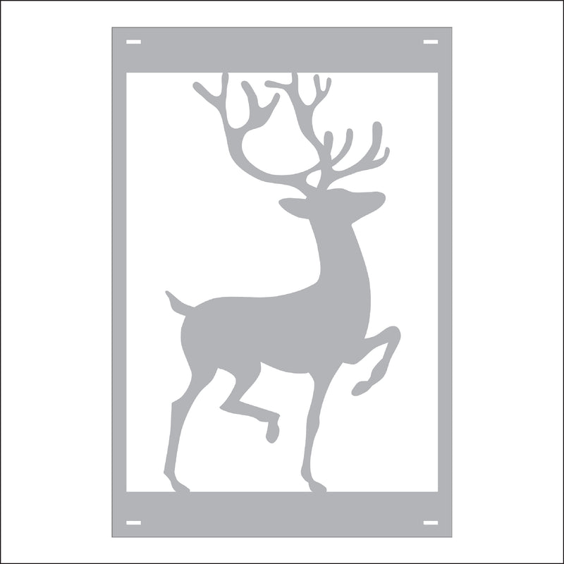 Load image into Gallery viewer, M142 Reindeer - Metal Pole Banner