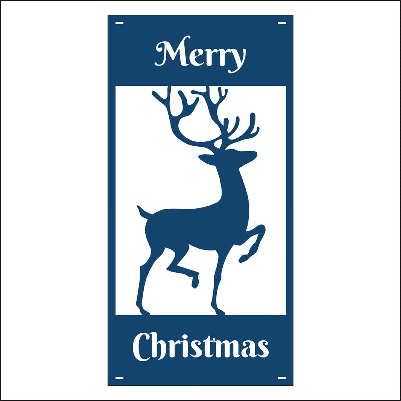 Load image into Gallery viewer, M142 Reindeer - Metal Pole Banner
