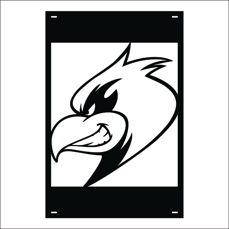 Load image into Gallery viewer, M143 Mascot Cardinals - Metal Pole Banner