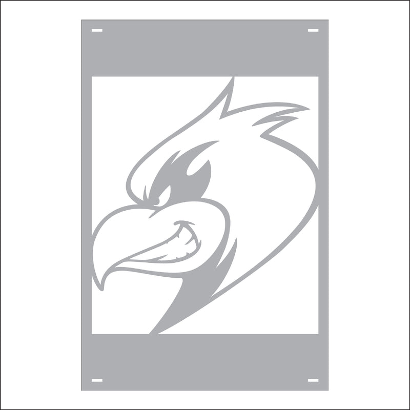 Load image into Gallery viewer, M143 Mascot Cardinals - Metal Pole Banner