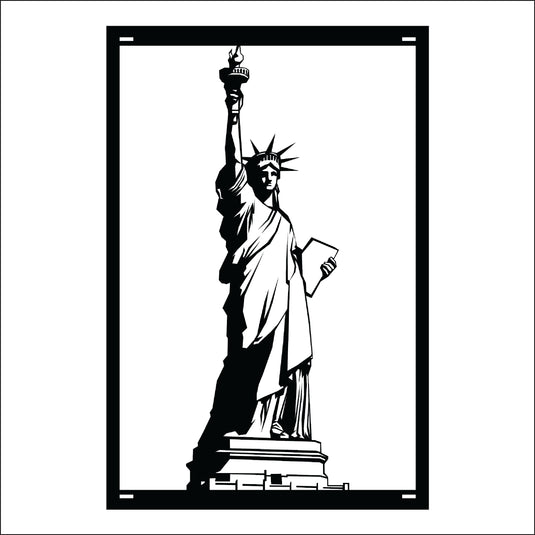 M146 Lady Liberty - Metal Pole Banner