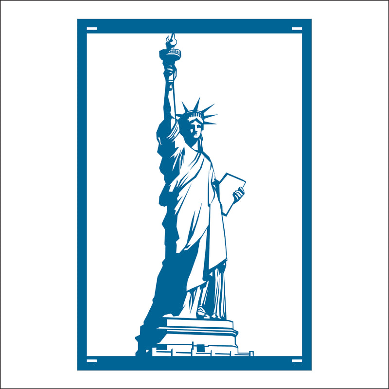 Load image into Gallery viewer, M146 Lady Liberty - Metal Pole Banner