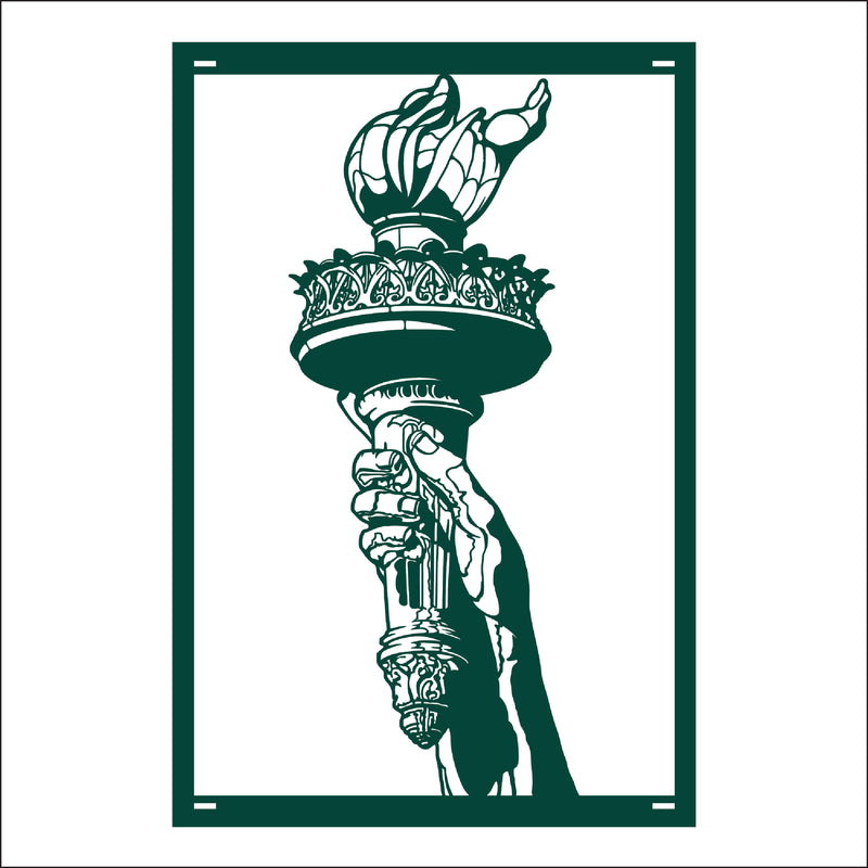 Load image into Gallery viewer, M148 Torch of Liberty - Metal Pole Banner